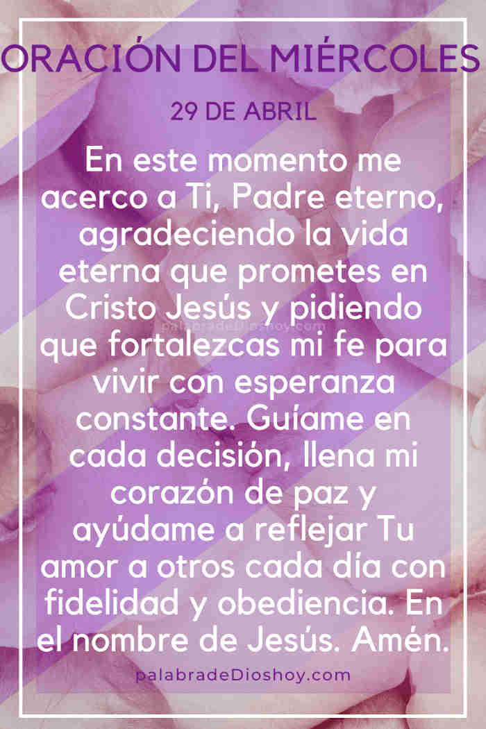 Oración cristiana sobre vida eterna en Cristo Jesús