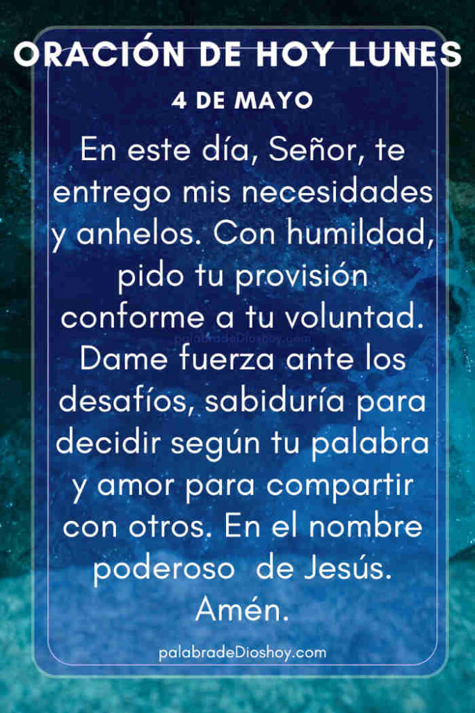 Oración cristiana sobre la libertad basada en Lucas 4:18 para el lunes 4 de mayo de 2026