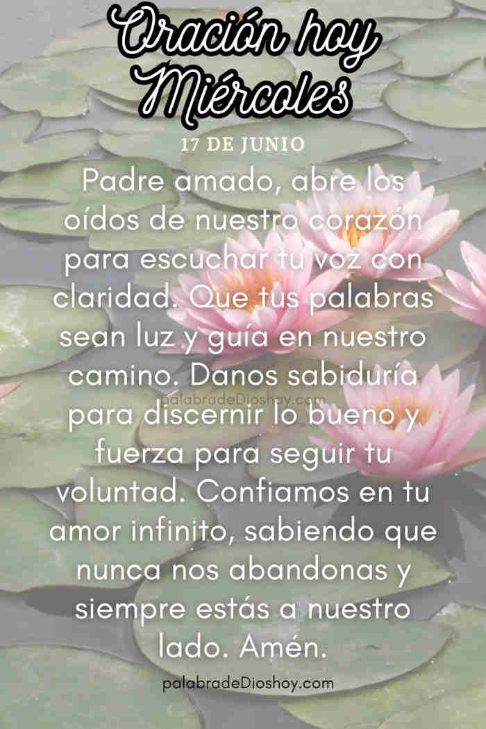 Oración de confianza en Dios basada en Salmos 5:11 para el miércoles 17 de junio.