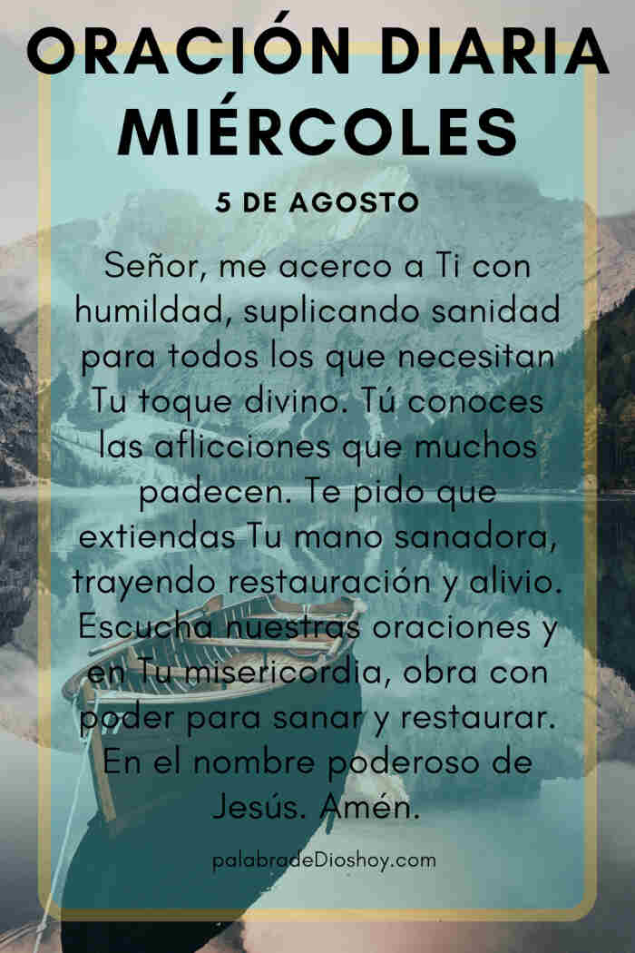 Versículo de Santiago 5:14-15 acerca de la oración y la sanidad para el miércoles.