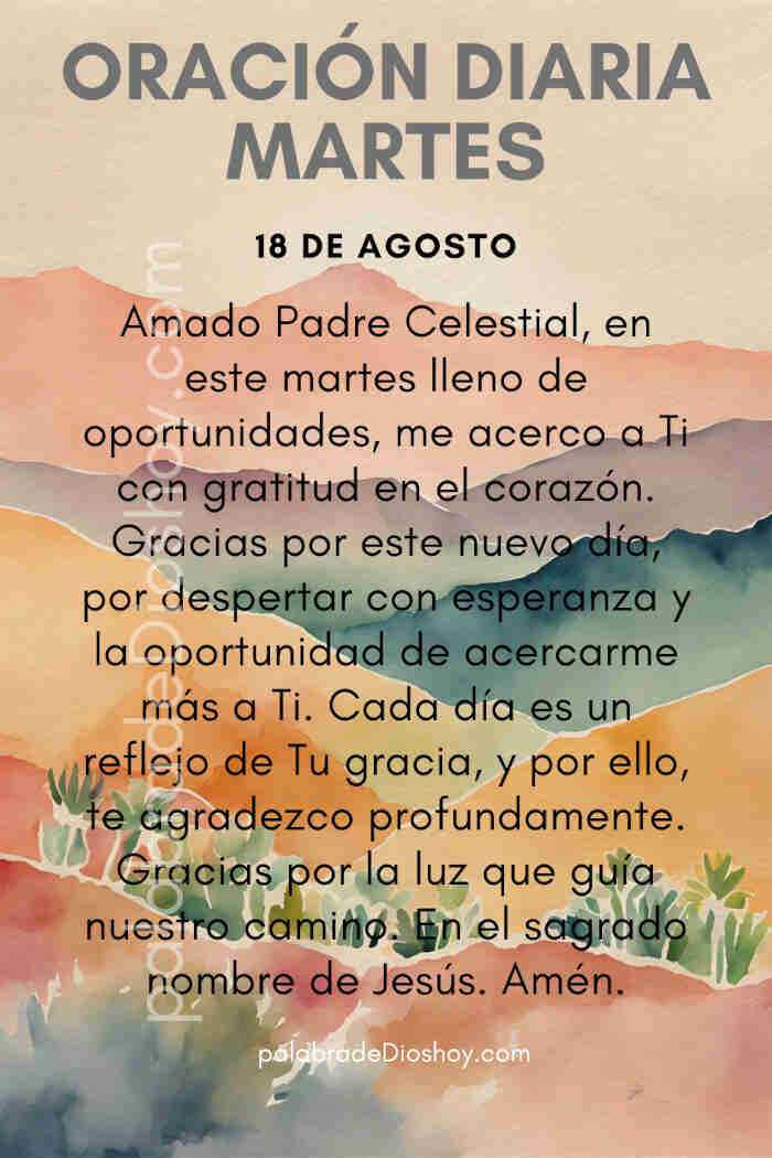 Oración por la unidad basada en 1 Corintios 12:12-13 Martes 18 de agosto