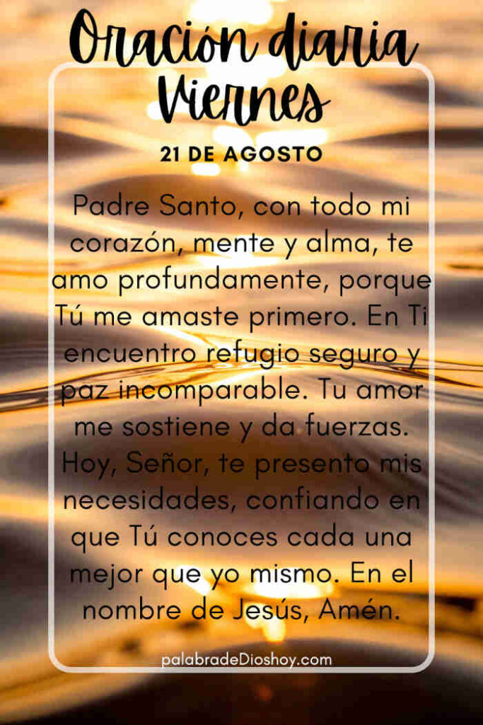 Oración de humildad basada en 2 Crónicas 7:14 Viernes 21 de agosto