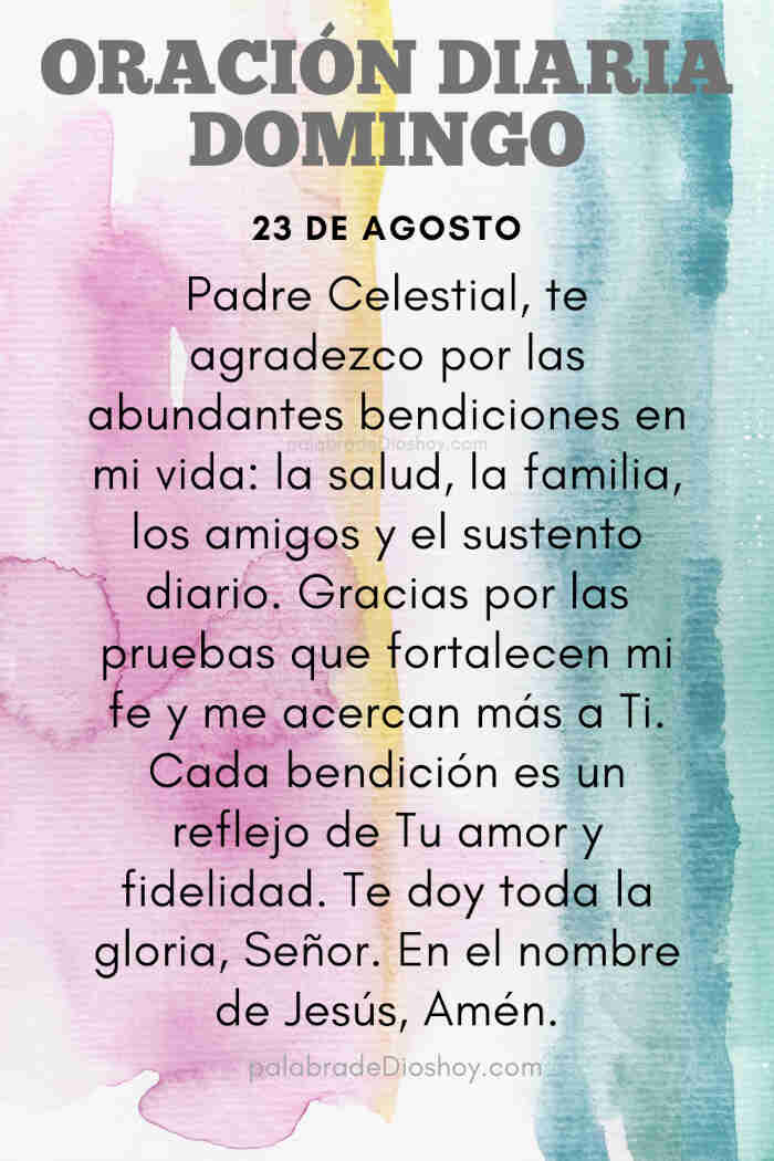 Oración de crecimiento espiritual basada en Salmos 1:1-3 Domingo 23 de agosto