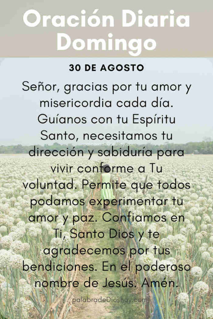 Oración del domingo sobre el amor y la misericordia de Dios basada en Salmos 51:1